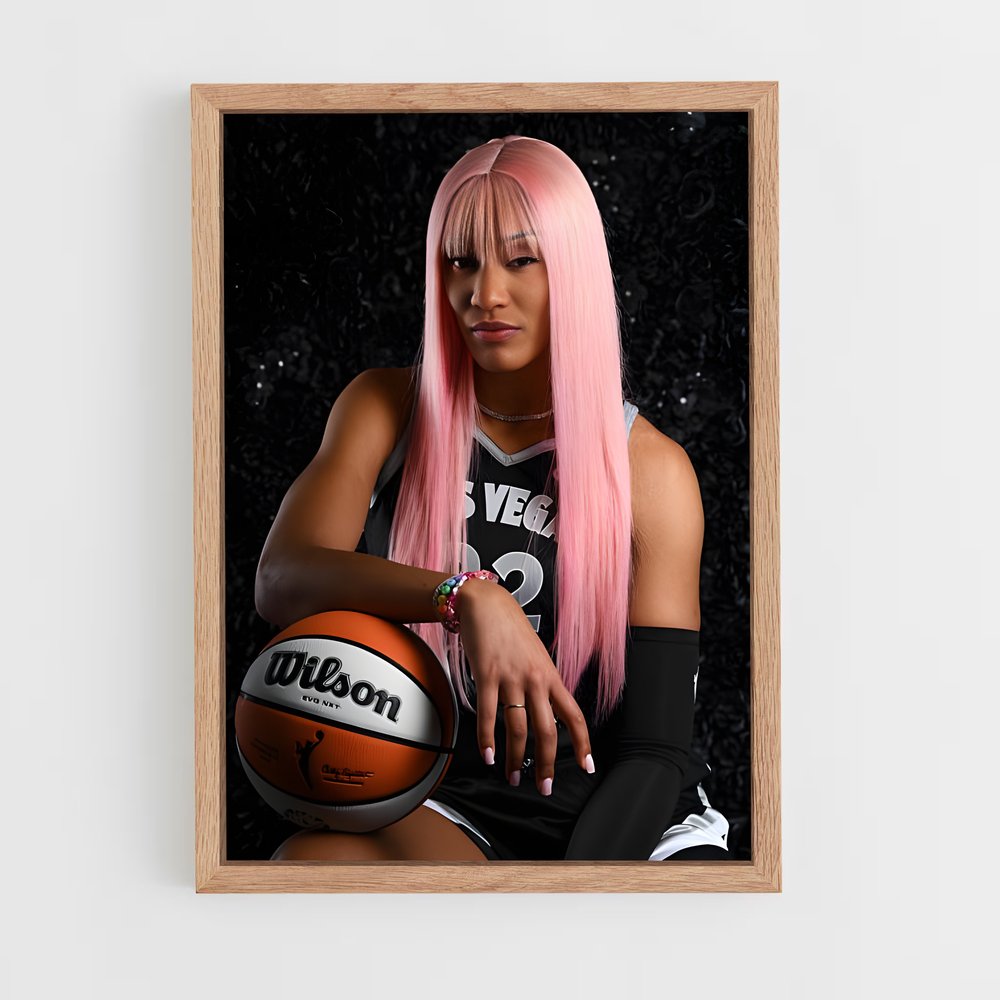 Poster Pink Slam Dunk – affiche Basketball (vue 4)